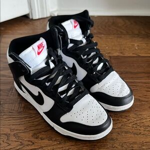 Nike Black and White "Pandas" Dunk High Sneakers